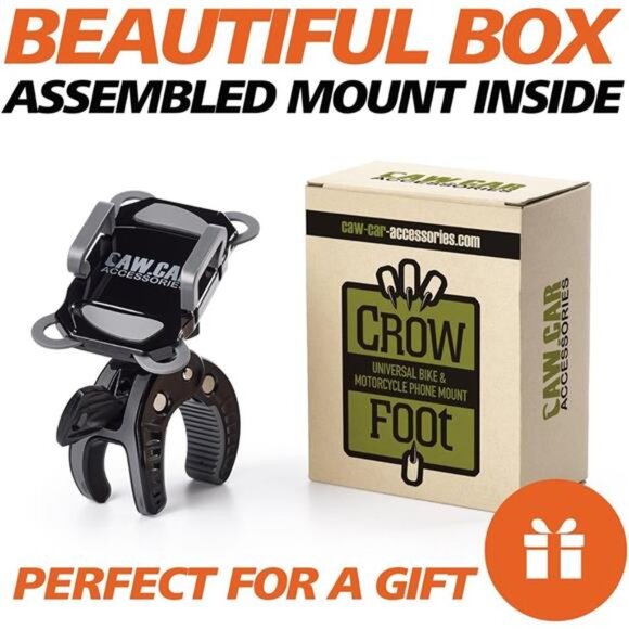 Bike & Motorcycle Phone Mount - For iPhone 14 (13, Xr, SE, Max/Plus), Galaxy S22 - Picture 4 of 7